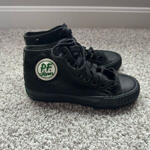 Black on Black PF Flyers - worn a handful of times.